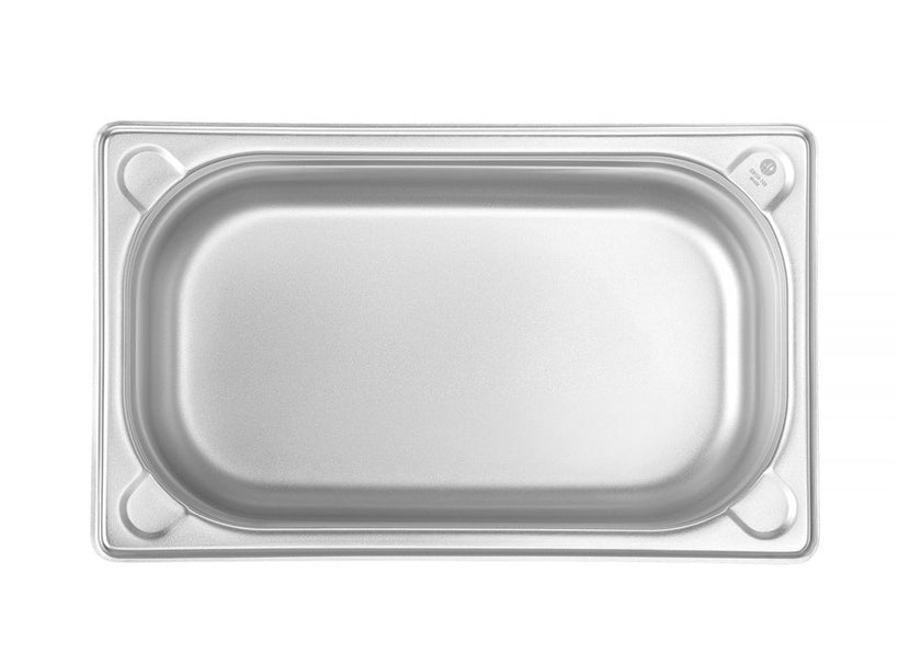 Hendi gastronormbak 1/4 100 mm Kitchen Line – detail van roestvrij staal voor restaurant en bar