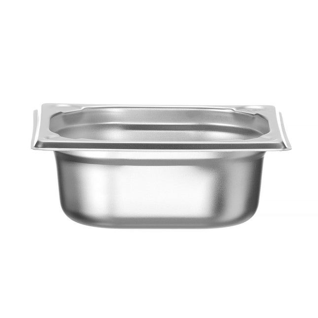 Hendi Kitchen Line gastronormbak 1/6 65 mm – kleine rvs GN-bak voor toppings en saladebar