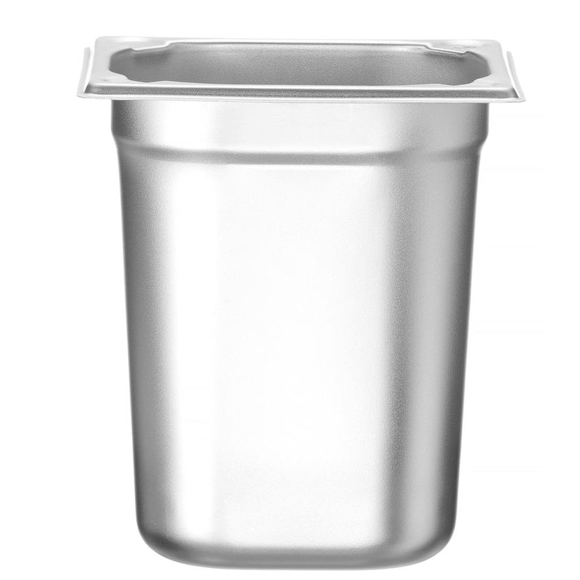 Hendi Kitchen Line gastronormbak 1/6 200 mm – zeer diepe kleine rvs GN-bak voor soep en saus