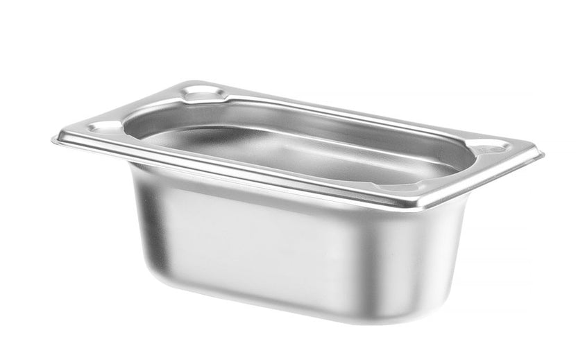 Hendi GN-bak 1/9 65 mm rvs Kitchen Line – mini gastronormbak van bovenaf voor saladebar en bar
