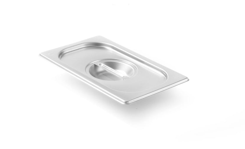Hendi Kitchen Line gastronorm deksel 1/4 rvs – compact GN-deksel voor gastronormbakken in de keuken