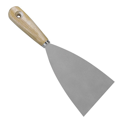 EMGA Plaatmes staal 10 cm – stevig plaatmes voor grillplaat en keuken