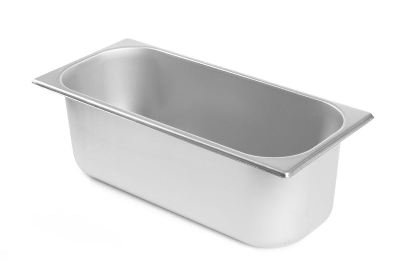 Hendi Kitchen Line ijscontainer rvs 5 l – roestvrijstalen ijsbak 360x165x120 mm voor bar en horeca