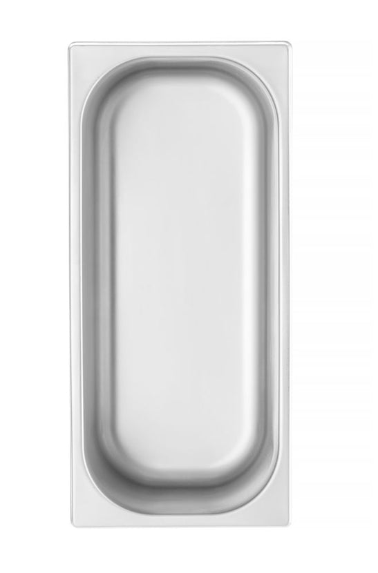 Hendi ijscontainer 360x165x120 mm rvs – zijaanzicht van de ijsbak voor bar en cateringservice