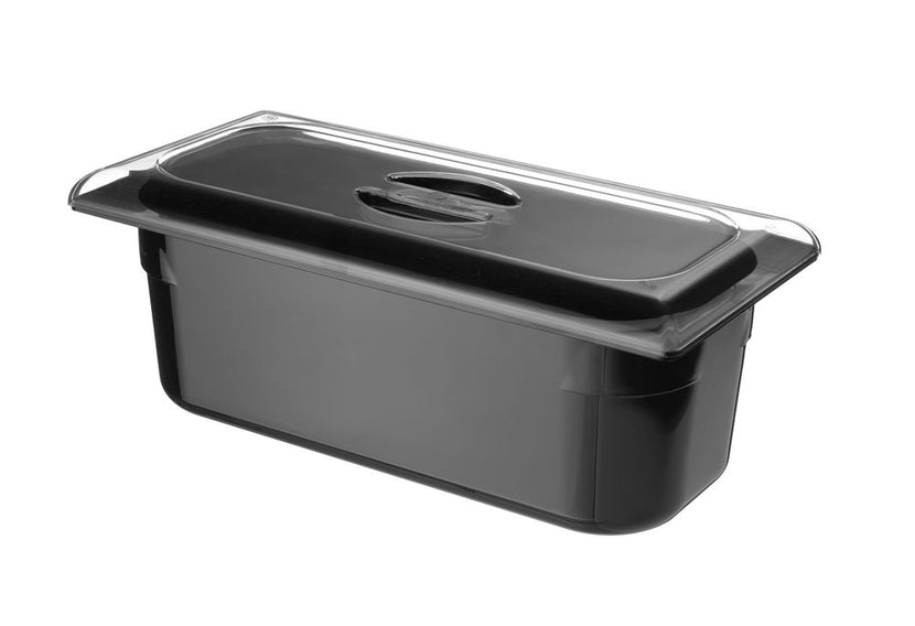 Hendi PC-deksel ijsbak 360x165 mm – kunststof deksel van bovenaf voor ijscontainers in de bar