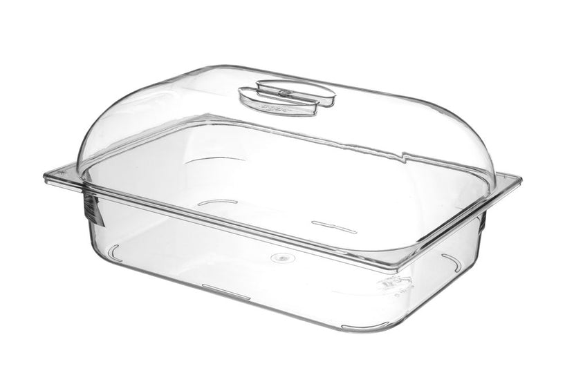 Hendi transparante polycarbonaat ijsbak 360x250x80 mm – detail van de ijscontainer voor catering