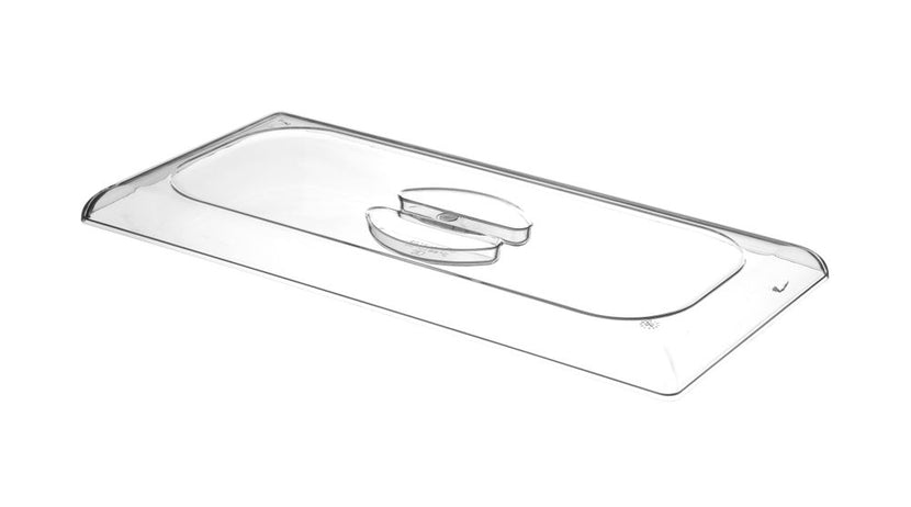 Hendi deksel voor ijscontainer 360x165 mm – detail van het polycarbonaat deksel voor horecagebruik