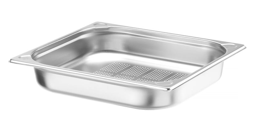 Hendi gastronormbak 2/3 65 mm geperforeerd rvs – GN-gatenbak voor stomen en spoelen in de keuken