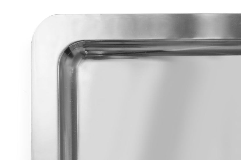 Hendi GN 1/1 plateau rvs 10 mm – dienblad van bovenaf voor restaurant, hotel en catering
