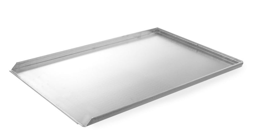 Hendi bakplaat aluminium 600x400x20 mm – lichte tray voor oven, bakkerij en grootkeuken