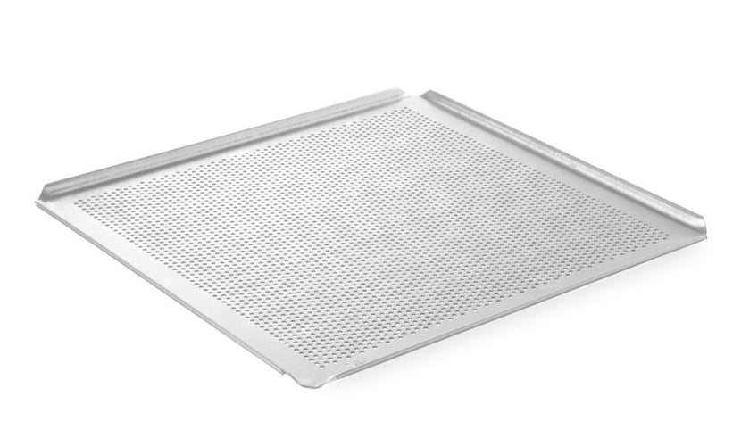 Hendi tray aluminium GN 2/3 10 mm geperforeerd – compacte gatenplaat voor oven en broodbakken