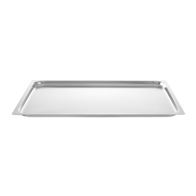 Hendi Profi Line gastronorm tray 2/1 20 mm rvs – extra grote roestvrijstalen bakplaat voor buffet