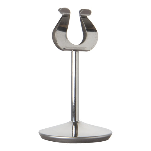 EMGA Tafel- en menustandaard RVS – menuhouder voor restaurant en café