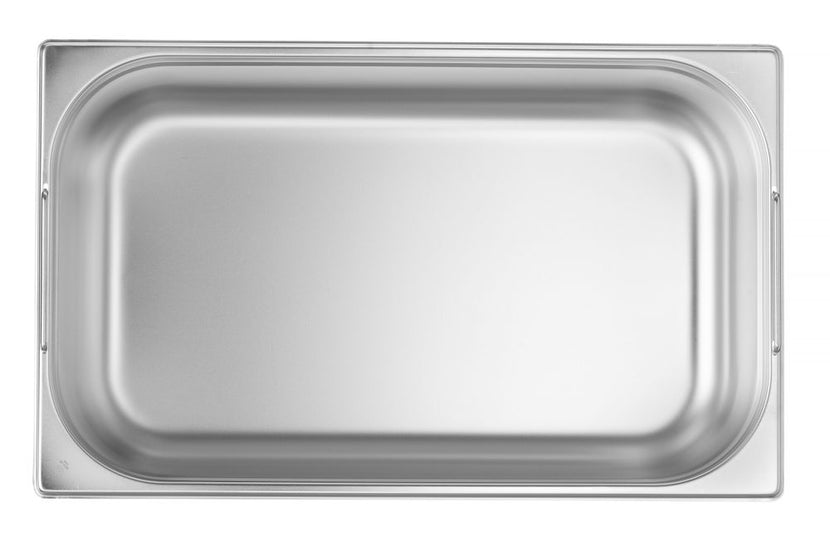Detail Hendi gastronorm 1/1 rvs bak 150 mm – stapelbaar met handgrepen voor horecagebruik