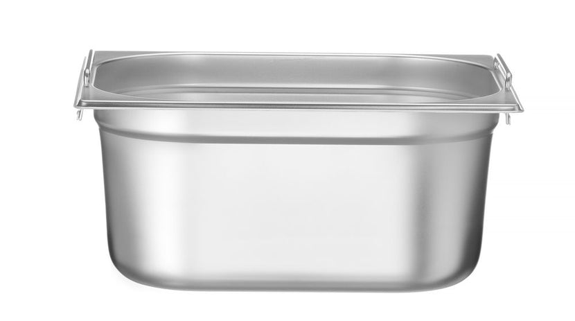 Hendi gastronormbak 1/2 150 mm rvs met handgrepen – GN-bak voor buffet en saladette