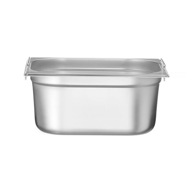 Hendi gastronormbak 1/2 150 mm rvs met handgrepen – GN-bak voor buffet en saladette