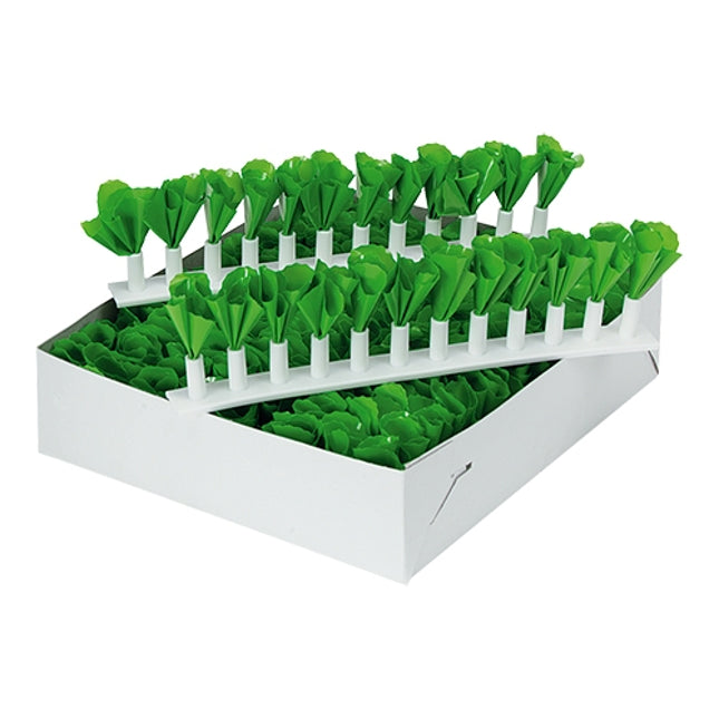 EMGA Decoratiegroen doos à 10 stuks – kunstgroen voor buffet- en vitrinedecoratie