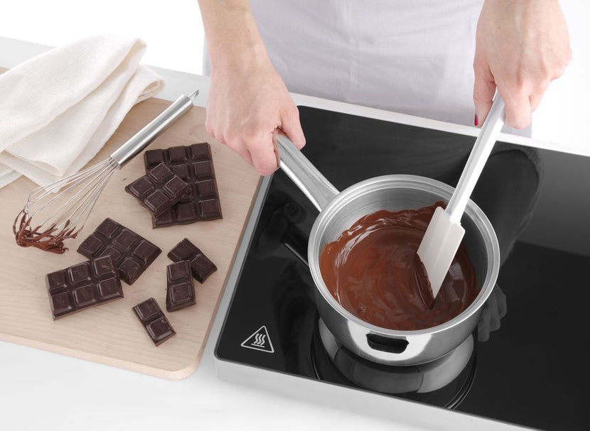 Roestvrijstalen bain-marie pan Hendi 330 mm voor au bain-marie verwarmen in restaurantkeuken
