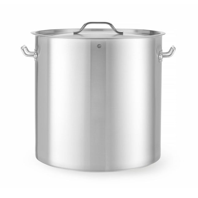 Hendi kookpan met deksel 45x45 cm rvs 71 l Budget Line – XXL kookpan voor de grootkeuken