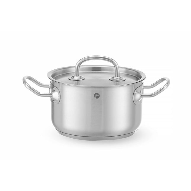 Hendi kookpan rvs middelhoog 160x95 mm 1,7 l Kitchen Line voor sauzen in de horecakeuken