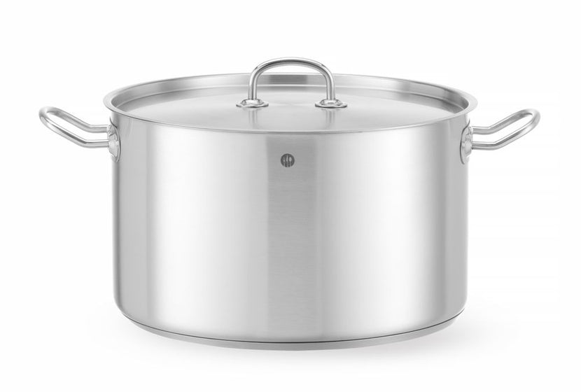 Hendi kookpan rvs middelhoog 320x190 mm 15 l Kitchen Line – grote pan voor de grootkeuken