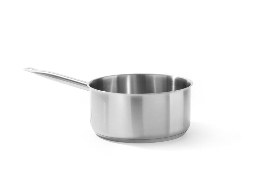 Hendi steelpan rvs 5 l 240x115 mm Kitchen Line – grote sauspan voor de professionele keuken