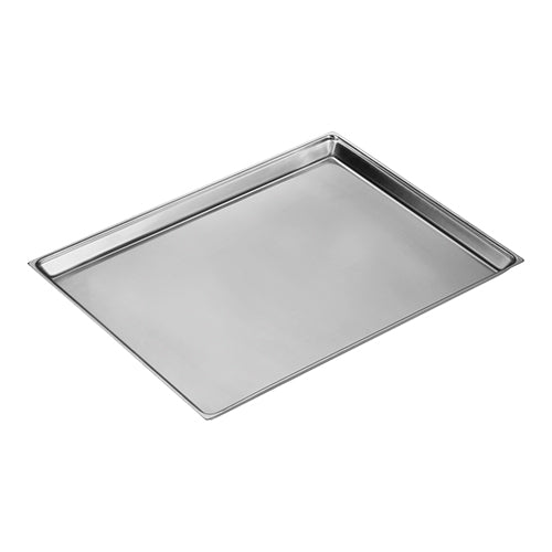 EMGA Schotel RVS 40x30x2 cm – grote RVS serveerschaal voor buffet en catering