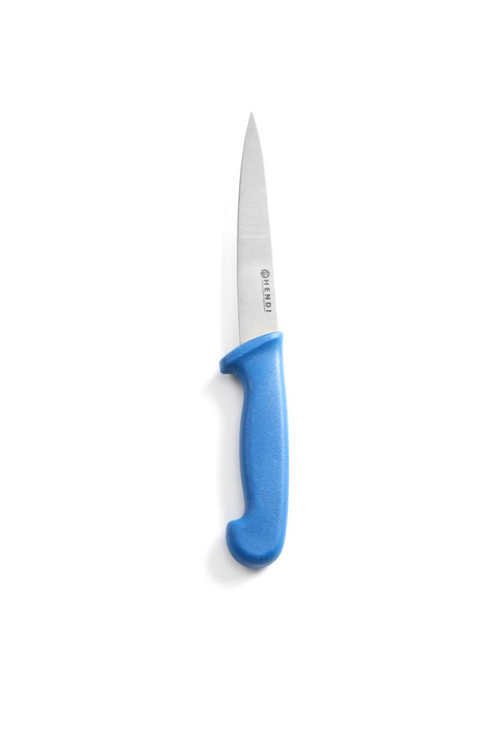 Hendi fileermes 150 mm met blauw PP-heft – flexibel mes voor vis fileren in de restaurantkeuken