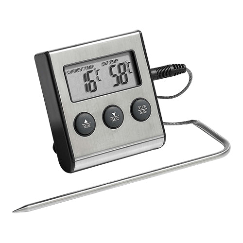 EMGA Kerntemperatuurmeter met kabel 100 cm – meting voor HACCP in de keuken