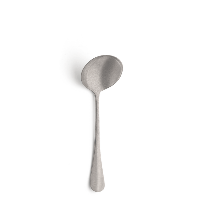 Amefa Baguette Stonewash sauslepel 19 cm – mat rvs juslepel voor de horeca