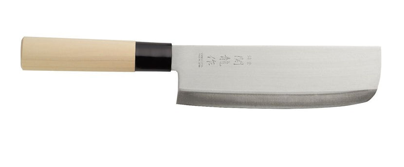 Hendi groentemes Nakiri 180x325 mm gesmeed staal met houten heft – Japans mes voor groente