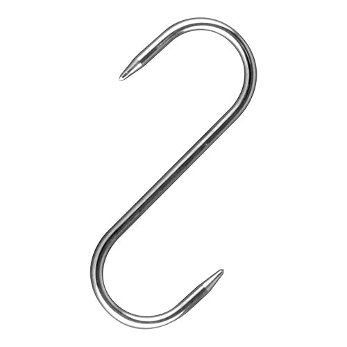 EMGA Vleeshaak RVS 120x5 mm – zware vleeshaak voor slagerij en koelruimte