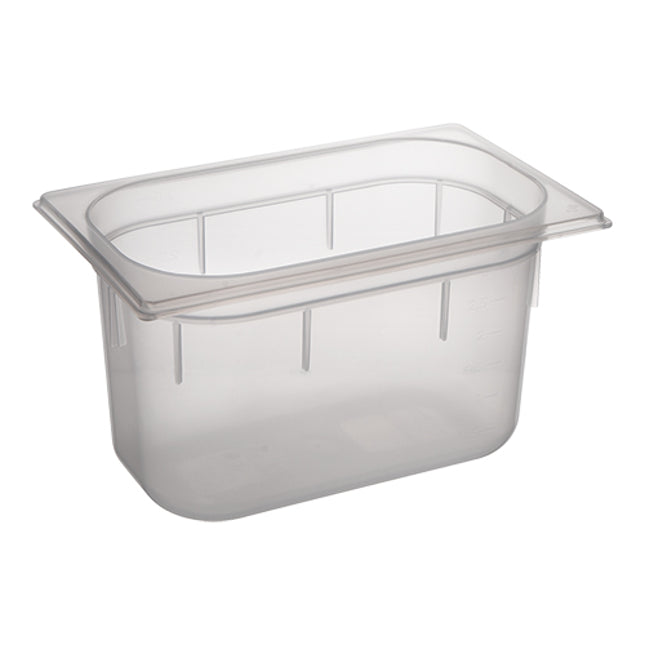 EMGA GN-bak PP 1/4 150 mm – diepe kwart GN-bak voor opslag en saladebar