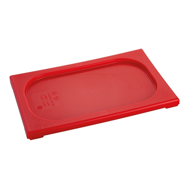 EMGA GN-deksel PP 1/4 rood – rood deksel voor GN-bak 1/4 in de horecakeuken