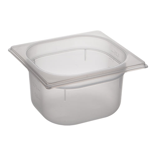 EMGA GN-bak PP 1/6 100 mm – handige kunststof bak voor mise en place