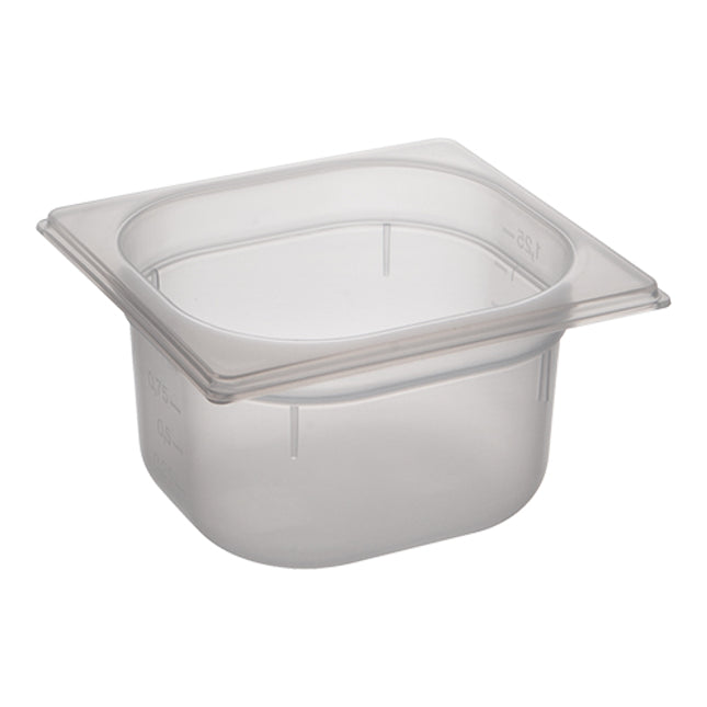 EMGA GN-bak PP 1/6 100 mm – handige kunststof bak voor mise en place