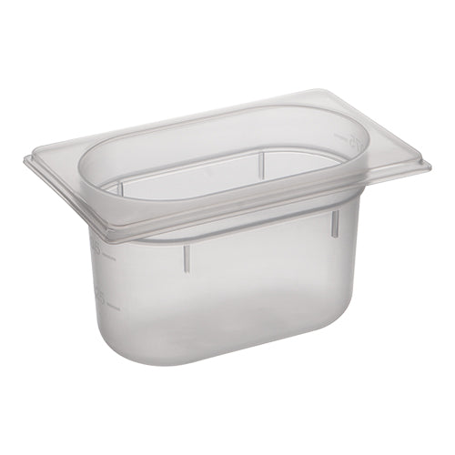 EMGA GN-bak PP 1/9 100 mm – kleine diepe bak voor toppings in de keuken