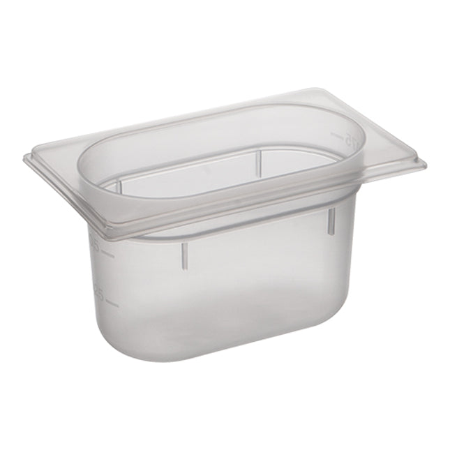 EMGA GN-bak PP 1/9 100 mm – kleine diepe bak voor toppings in de keuken