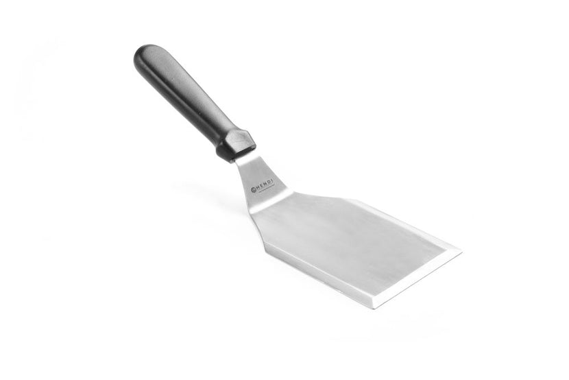 Hendi hamburgerturner 140x105x308 mm met PP-greep – rvs spatel voor burgers en bakplaat