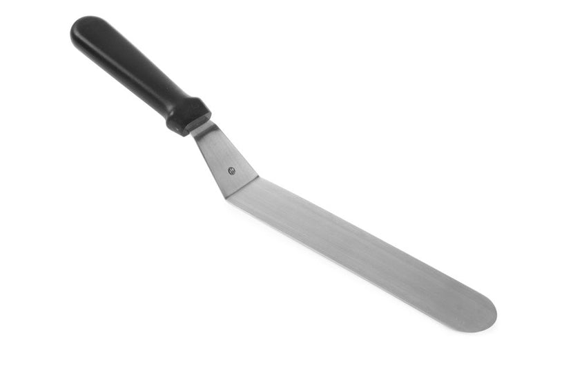 Hendi pannenkoekenmes 254x37 mm met zwarte PP-greep – lange paletspatel voor pannenkoeken