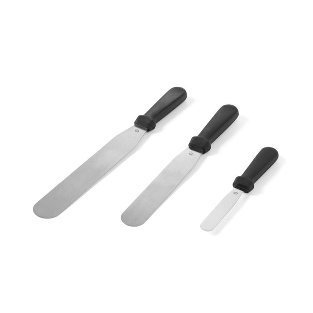 Hendi paletmes flexibel 203x34 mm met PP-greep – buigzame spatel voor gebak en garneren