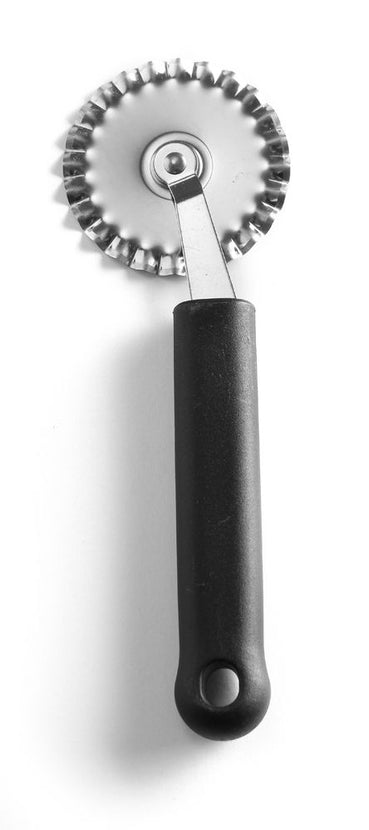 Hendi deegsnijder gekarteld 60 mm met PP-greep – deegroller voor pasta, pizza en bakkerij