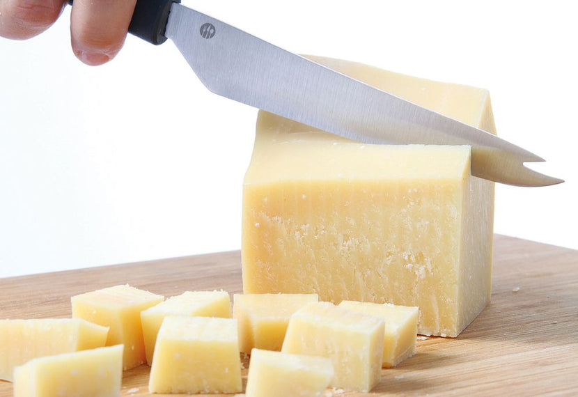Roestvrijstalen kaasmes Hendi 130 mm voor harde kazen in restaurant, hotel en catering