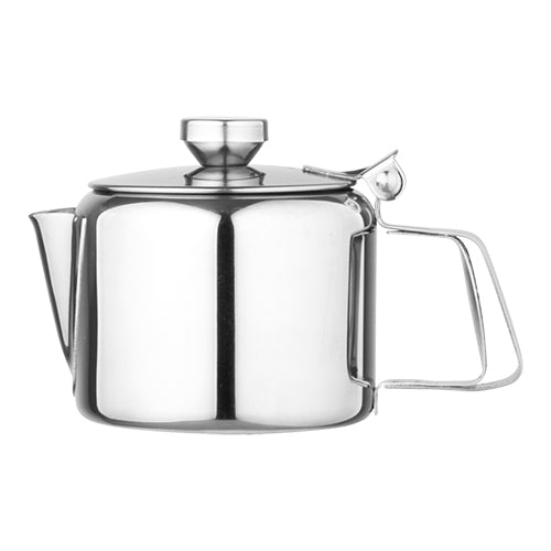 EMGA Theepot 0,3 L – kleine RVS theepot voor hotel, café en restaurant