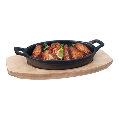 EMGA serveer-bistropan 17x12 cm – serveerpan voor tafelpresentatie in de horeca