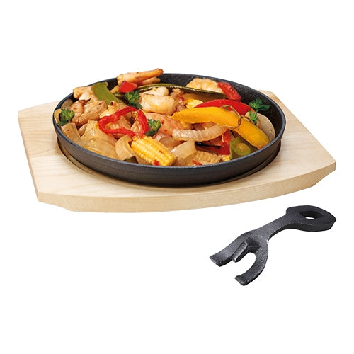 EMGA serveer-bistropan Ø 22 cm – ronde serveerpan voor restaurant en catering