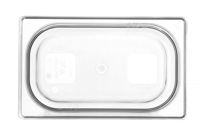 Detail Hendi polycarbonaat GN 1/4 bak 150 mm – helder en stapelbaar voor de horecakeuken