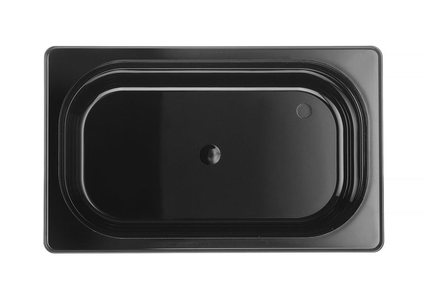Detail Hendi zwarte GN 1/4 bak 65 mm polycarbonaat – vaatwasserbestendig voor de horeca