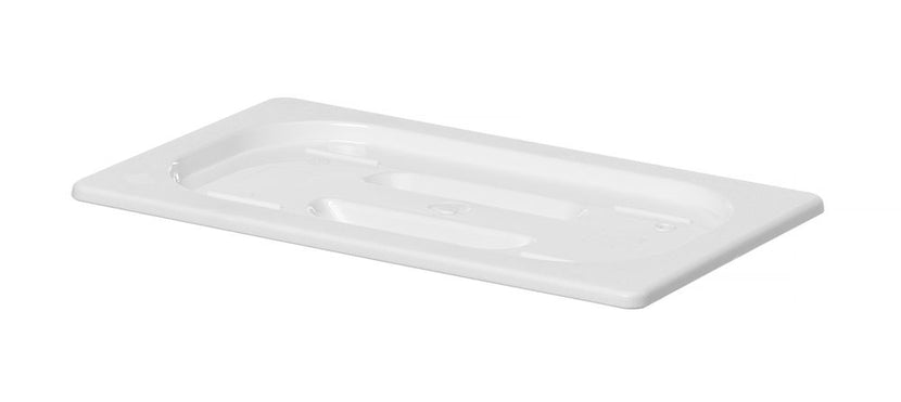 Hendi gastronormdeksel 1/4 polycarbonaat wit – smal wit GN-deksel voor bar en keuken