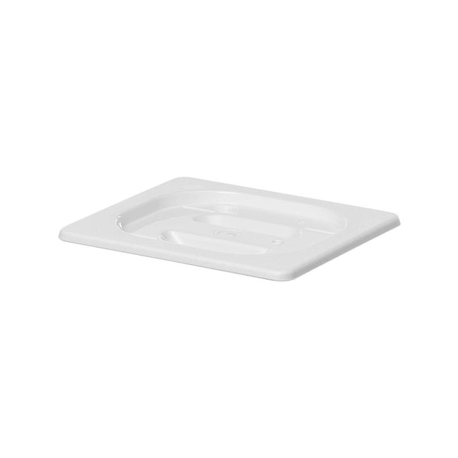 Hendi gastronormdeksel 1/6 polycarbonaat wit – klein wit GN-deksel voor toppings in de bar